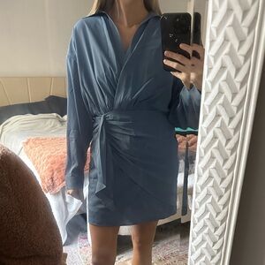 Abercrombie Long Sleeve Wrap Dress